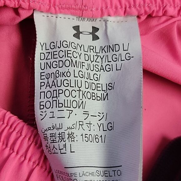 UNDER ARMOUR PINK SHORTS, SIZE L - Picture 3 of 5